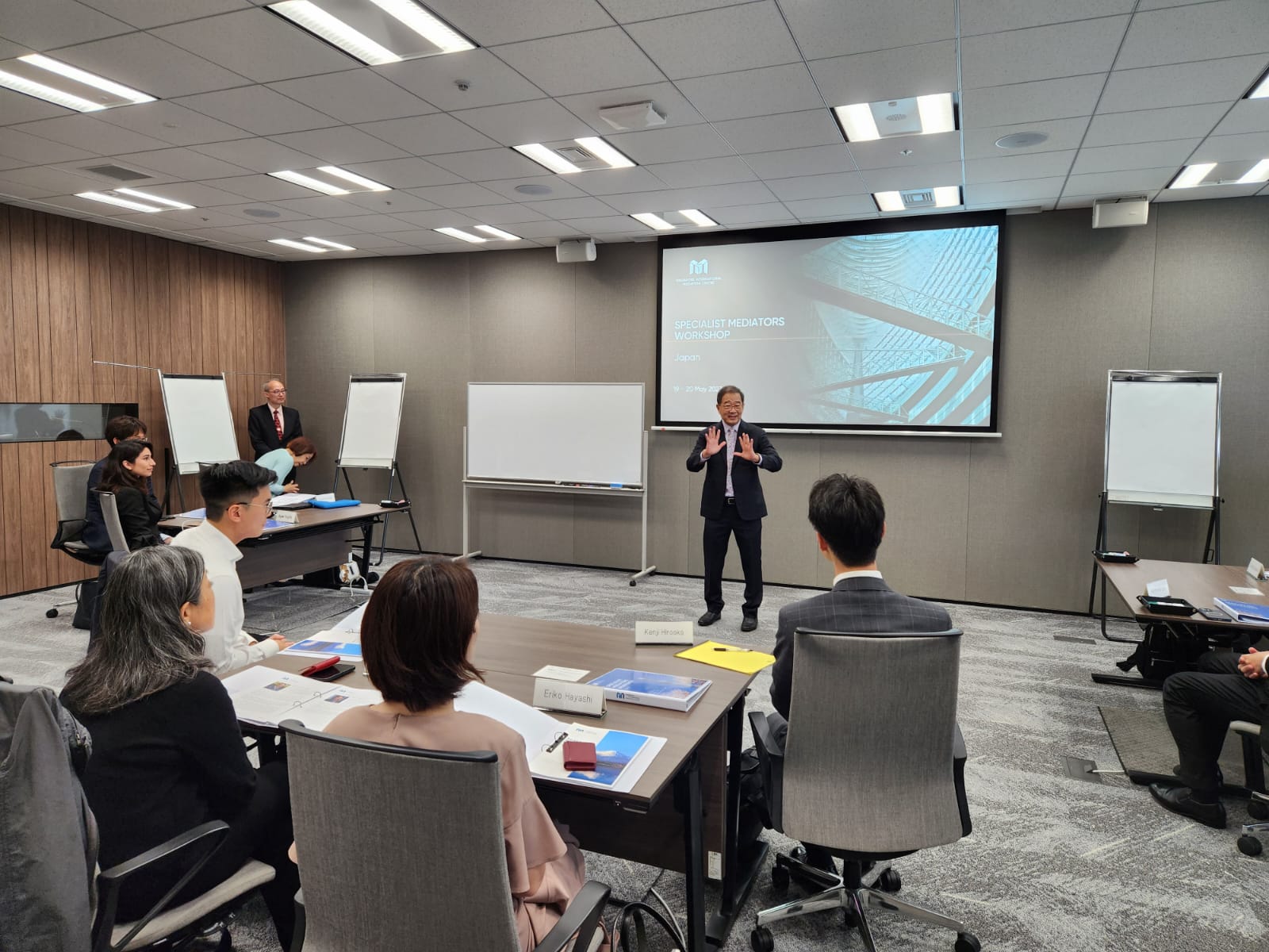 George Lim at a Specialist Mediator Workshop in Japan, May 2023